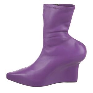 Givenchy Leather Wedge Booties